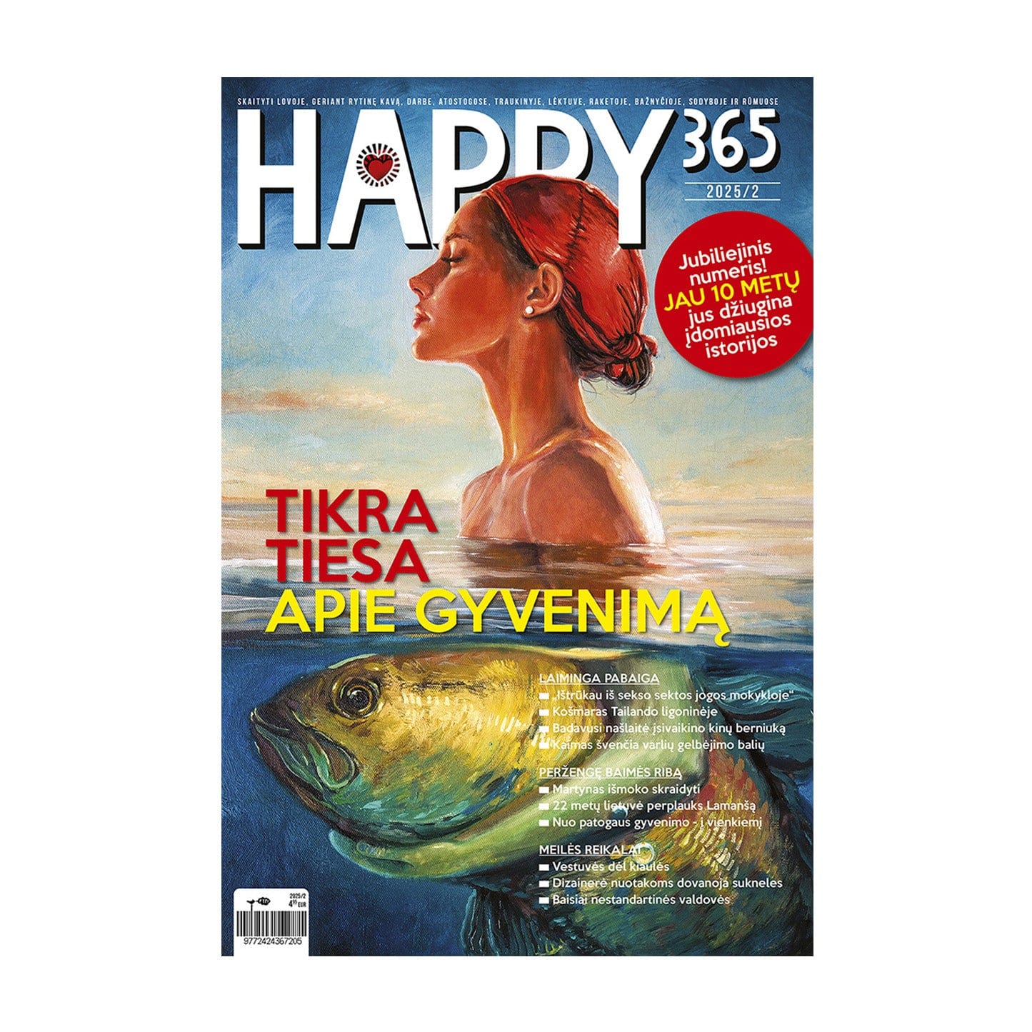 Happy365 2025 vasara / Spausdinta Žurnalas HAPPY365