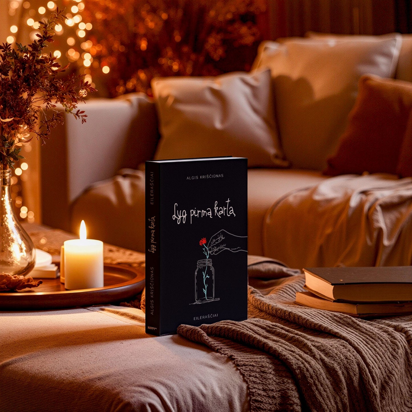 Happy365 Užrašinė A. Kriščiūno poezijos knyga „Lyg pirmą kartą“