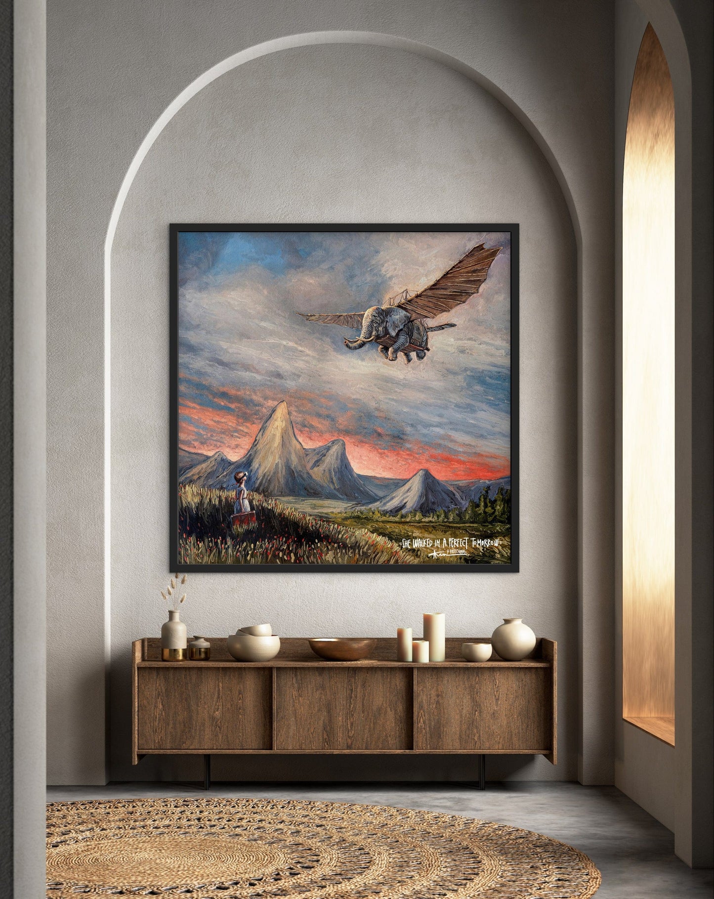 Happy365 Paveikslas “She Walked In A Perfect Tomorrow"