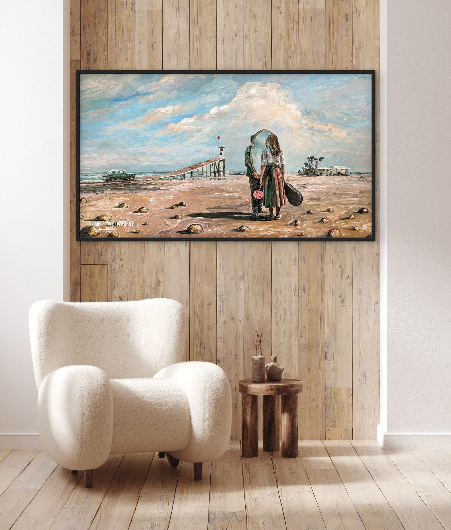 Painting "A Strange Move Called Life"