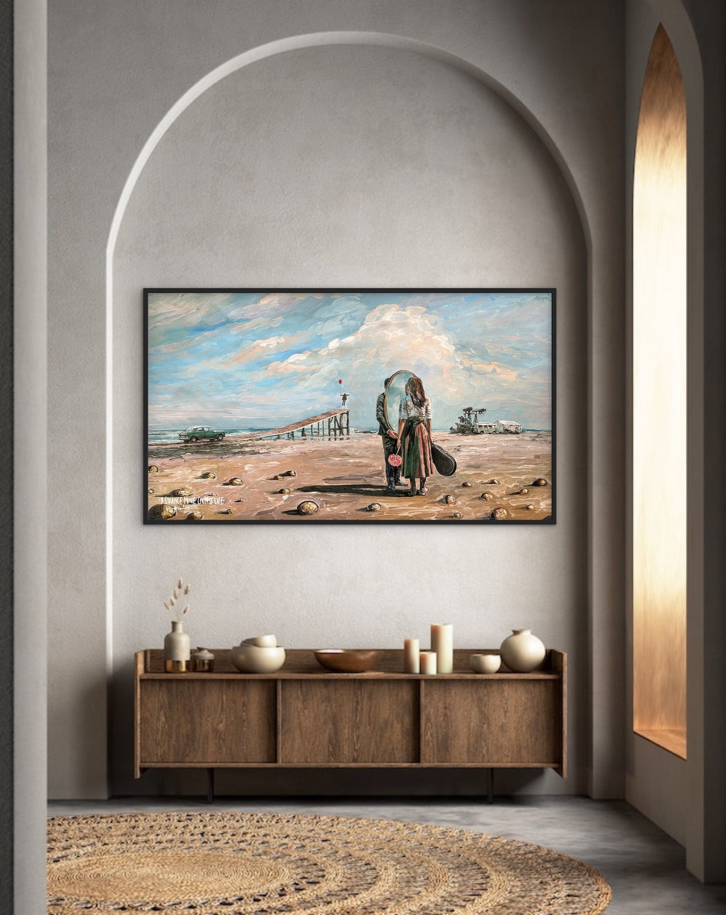 Painting "A Strange Move Called Life"