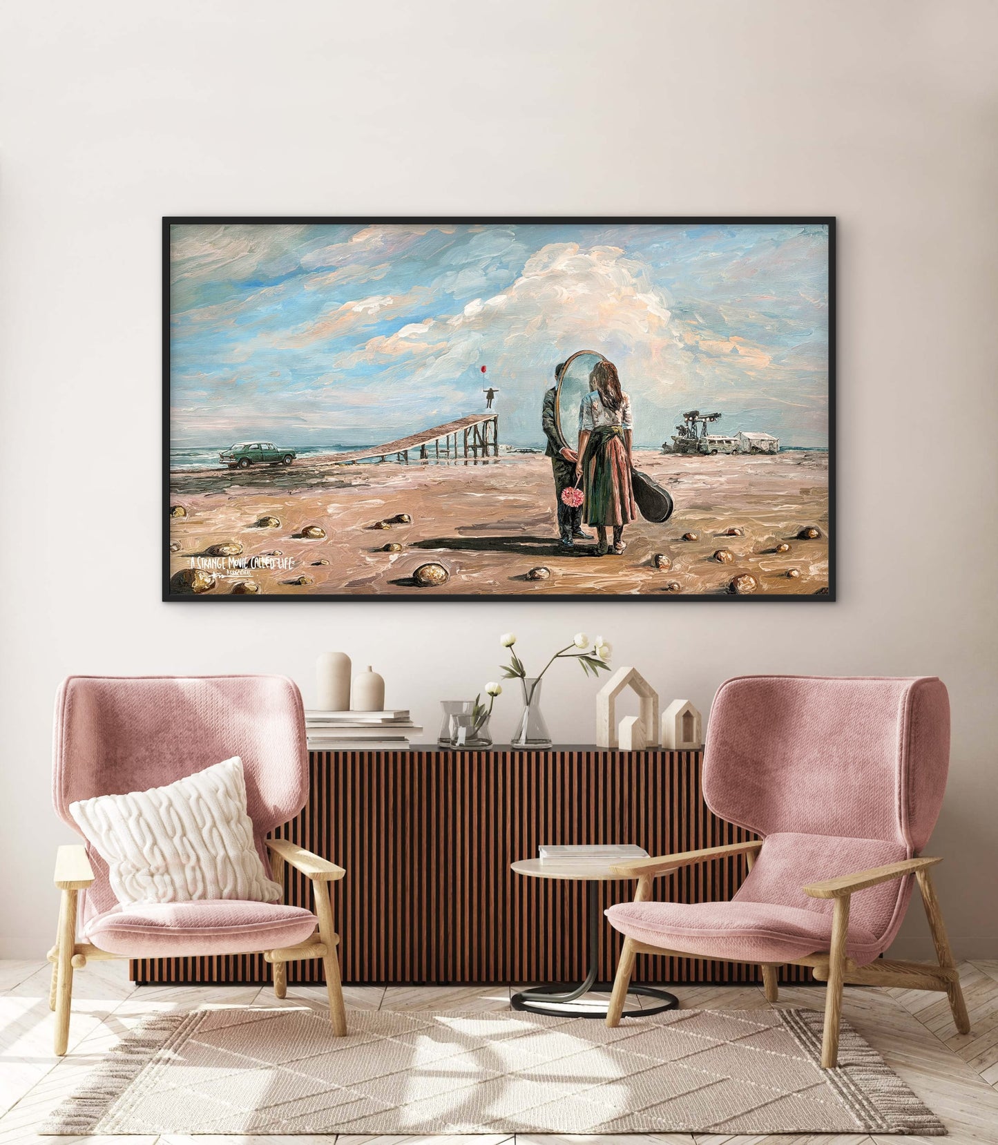Painting "A Strange Move Called Life"