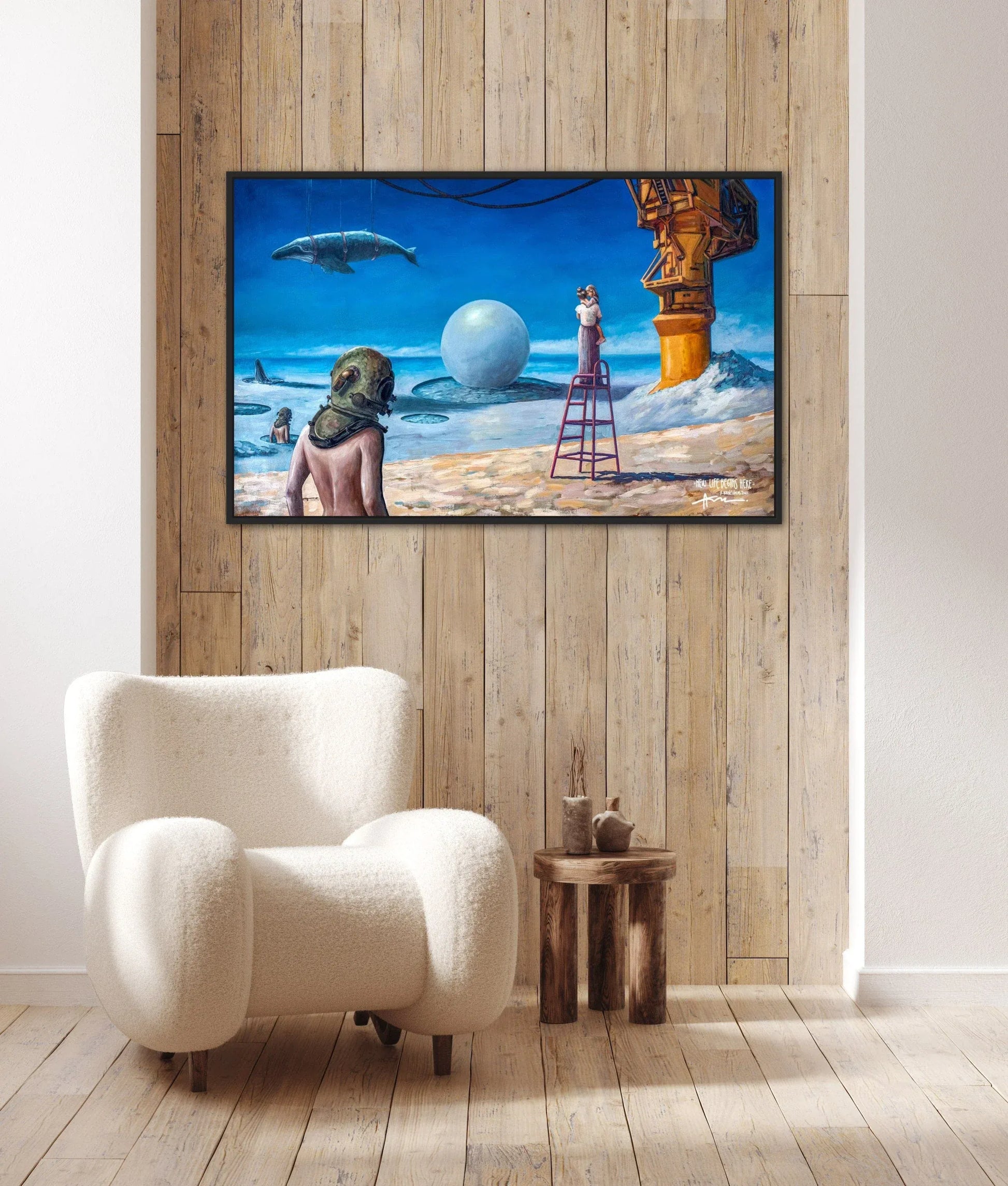 Happy365 Paveikslas “New Life Begins Here"