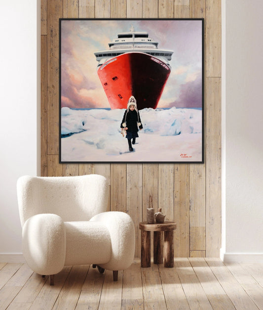 Happy365 Paveikslas “Red Ship"