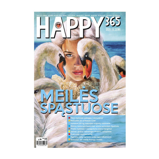 Happy365 2025 žiema / Spausdinta Žurnalas HAPPY365